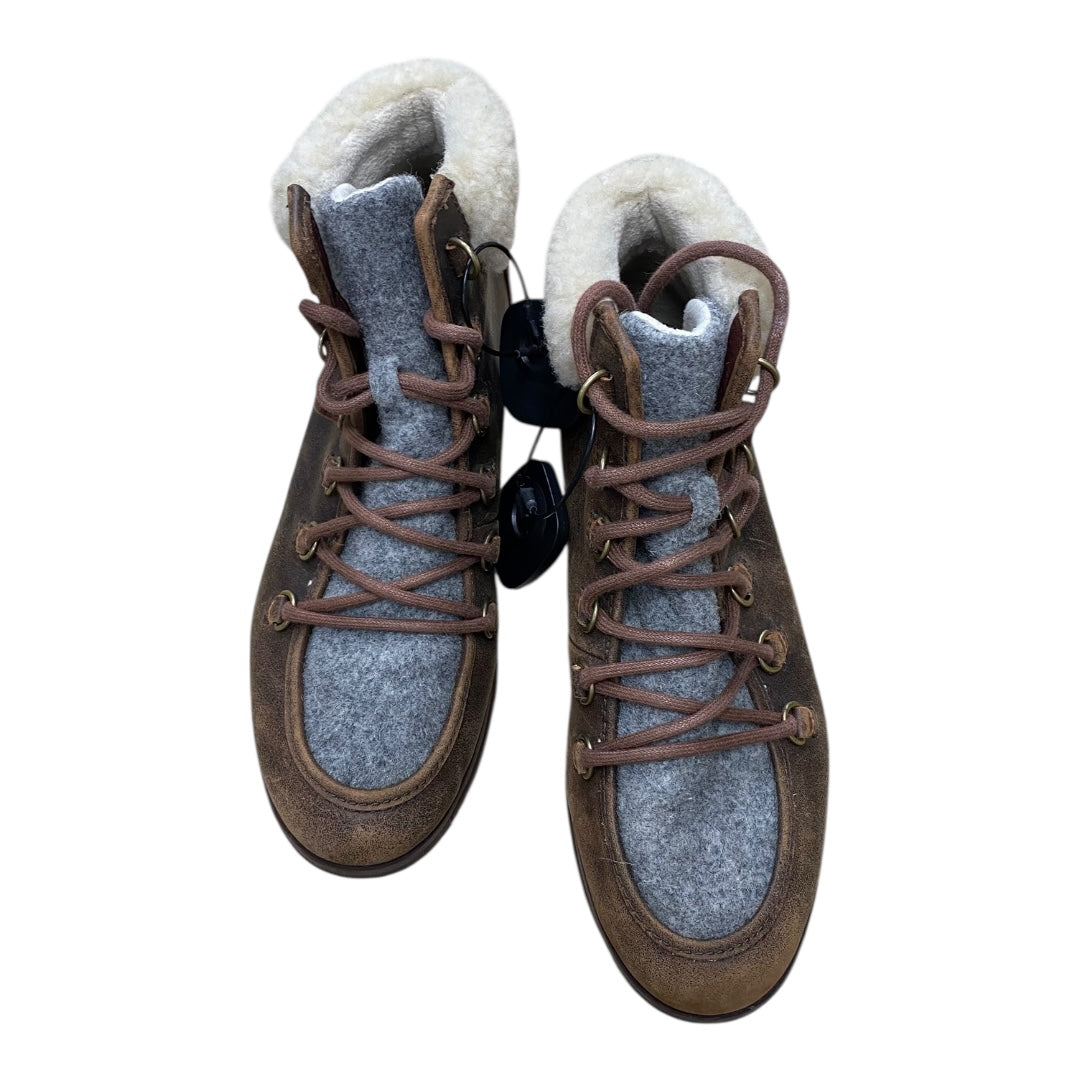 Boots Designer By Sorel In Brown & Cream, Size:8.5