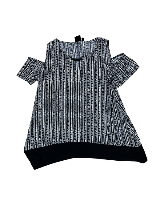Top Ss By Rafaella In Black & White, Size:M