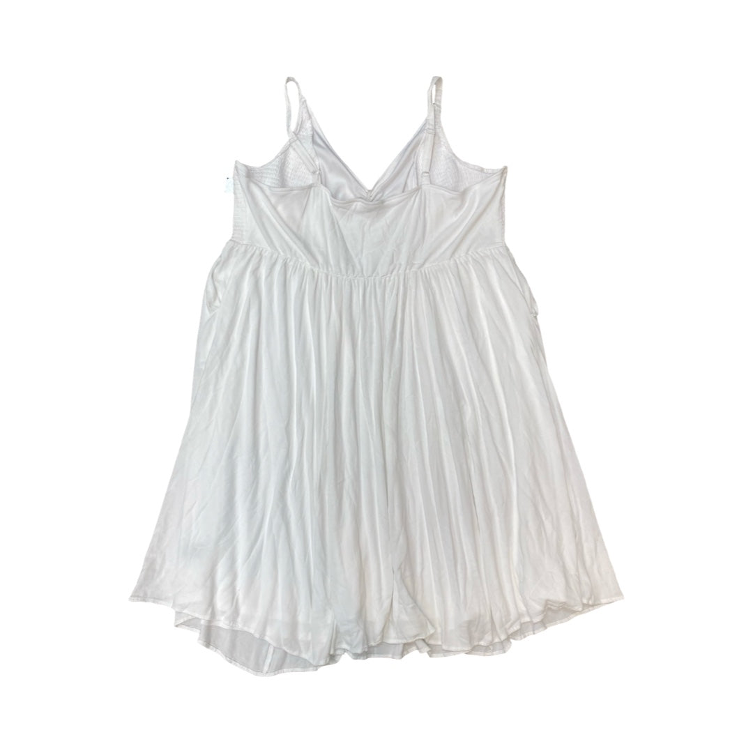 Dress Casual Midi By Torrid In White, Size:5.5