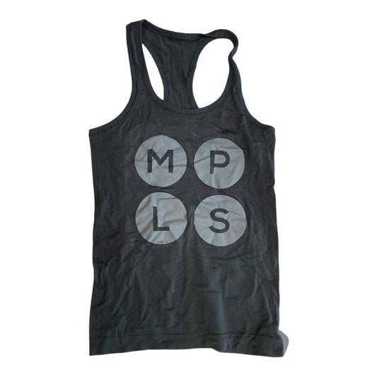 Athletic Tank Top By Lululemon In Grey, Size:Xs