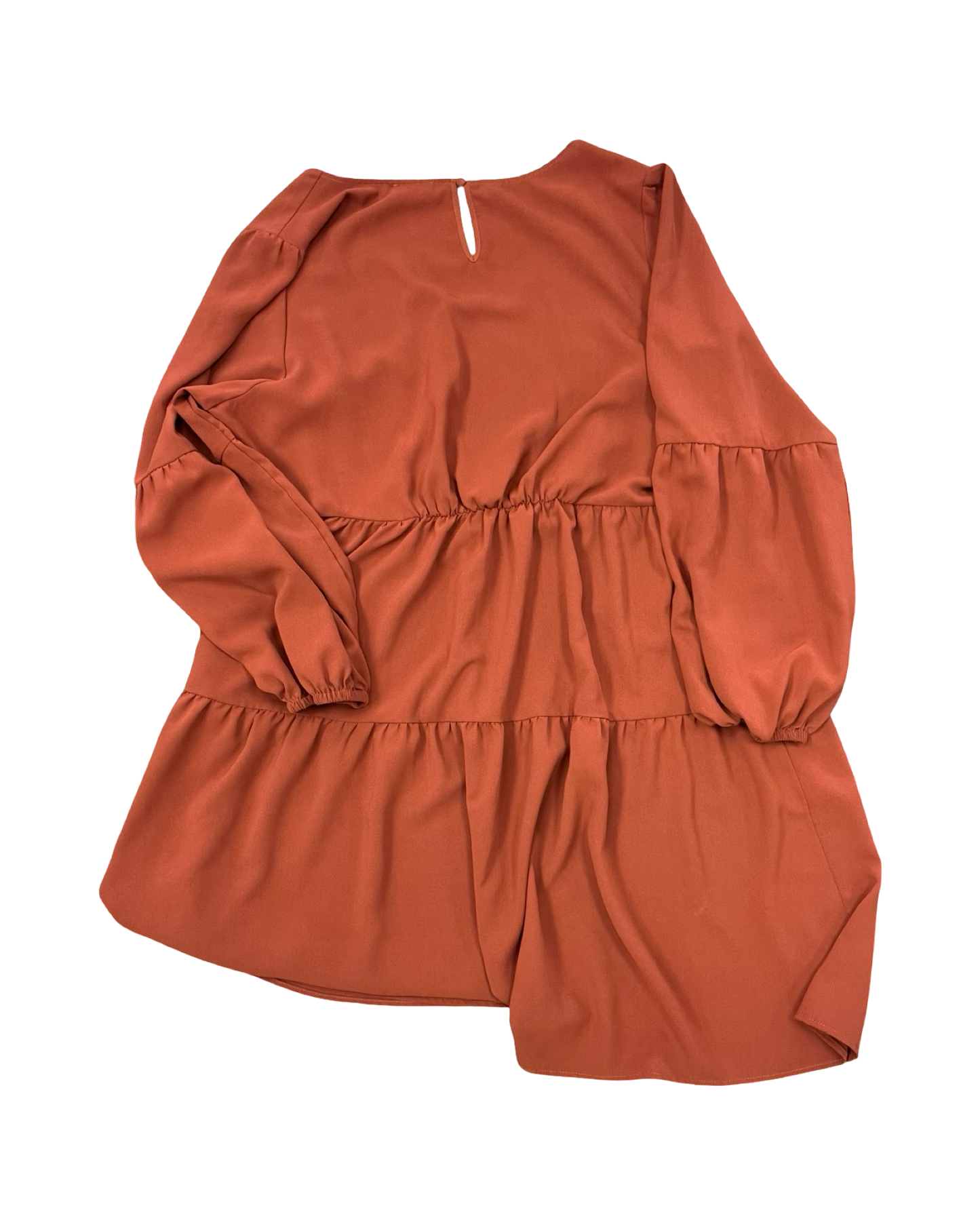 Dress Casual Midi By Clothes Mentor In Bronze, Size:3