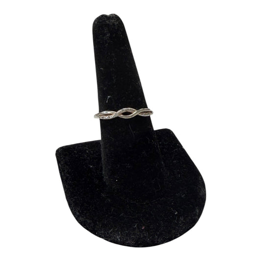 Ring Sterling Silver  In Silver, Size:9