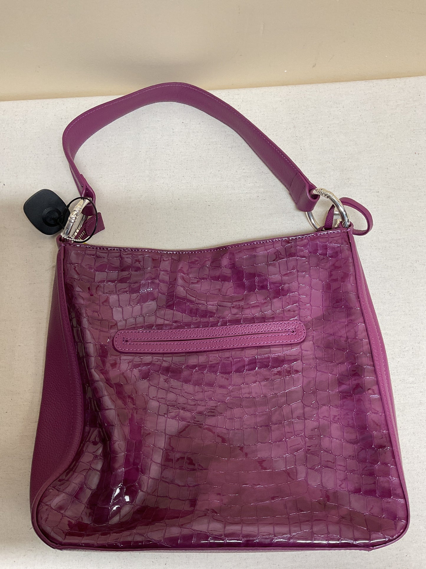 Handbag Leather By Brighton In Purple, Size:Large
