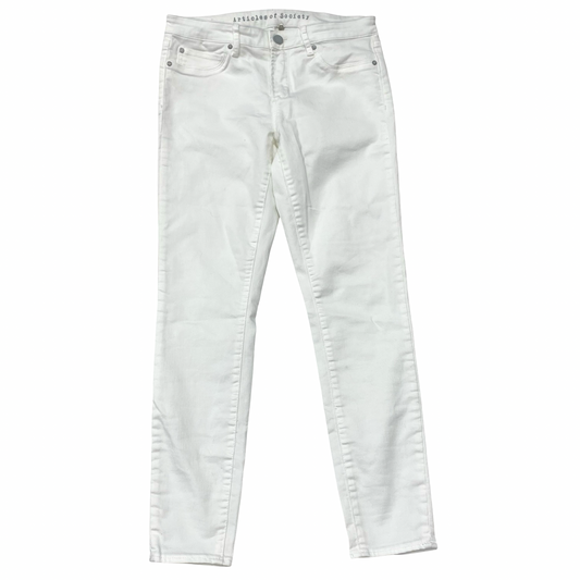 Jeans Skinny By Articles Of Society In White, Size:6