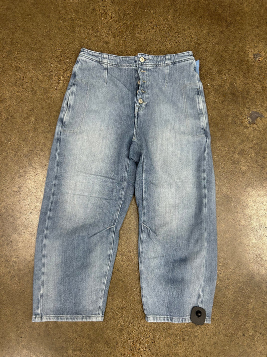 Jeans Straight By We The Free In Blue Denim, Size:8