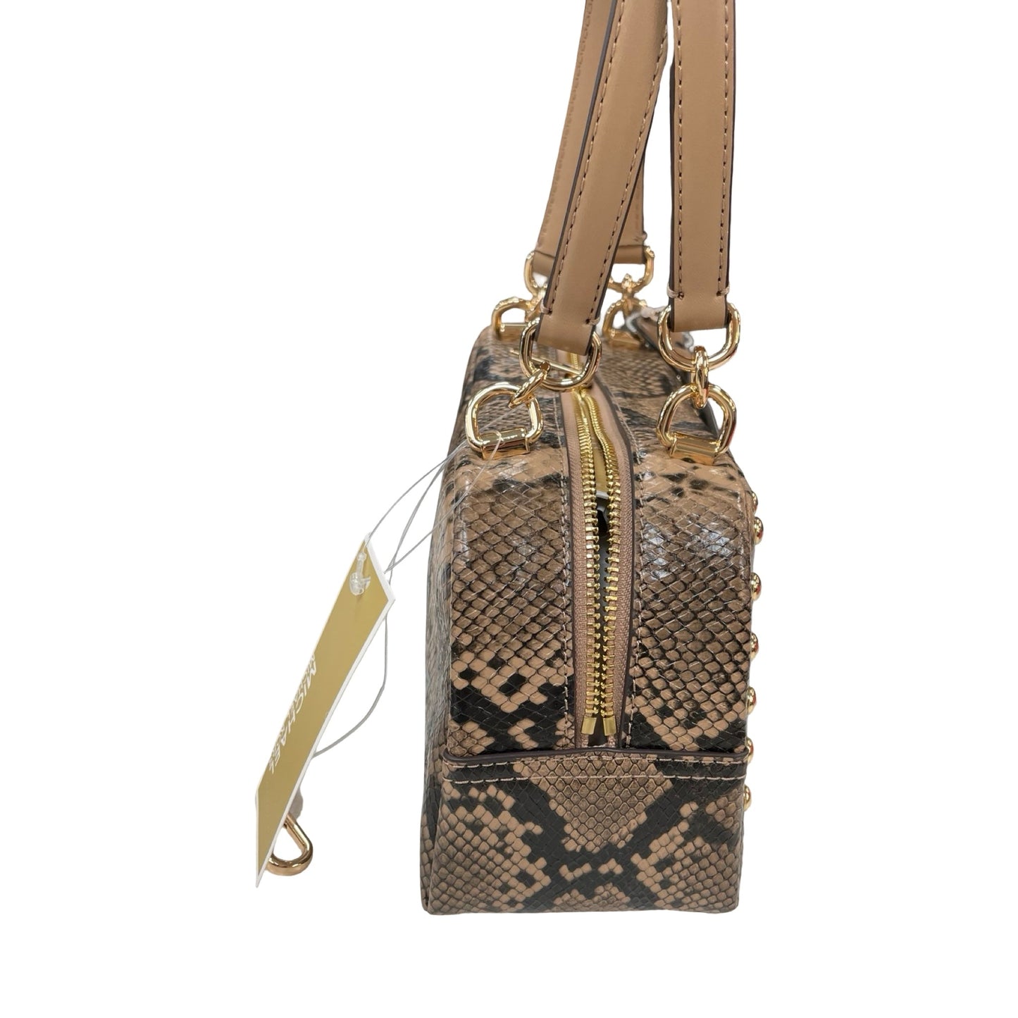 Handbag Designer By Michael Kors In Animal Print, Size:Medium