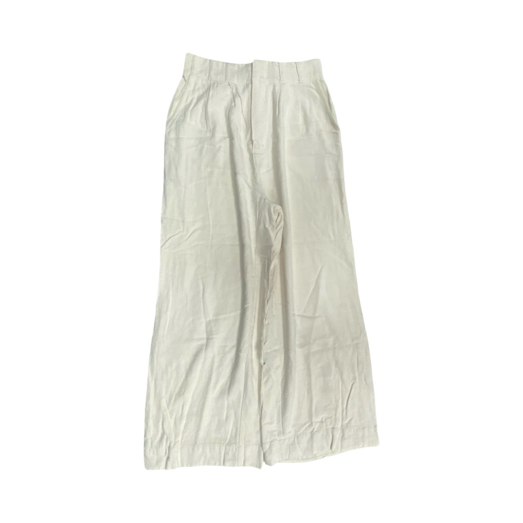 Pants Wide Leg By Z Supply In Cream, Size:Xs