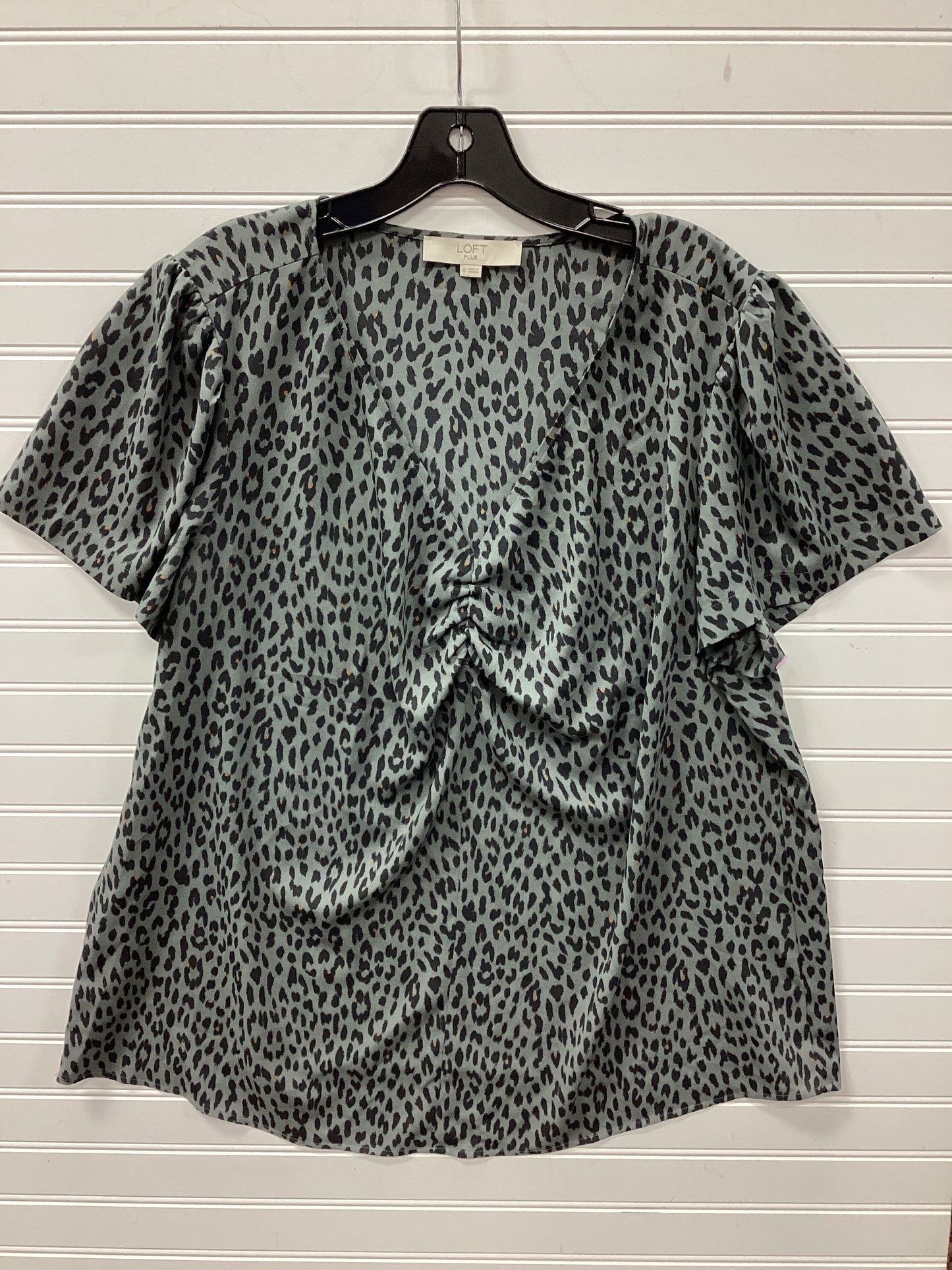 Top Ss By Loft In Grey, Size:Xl