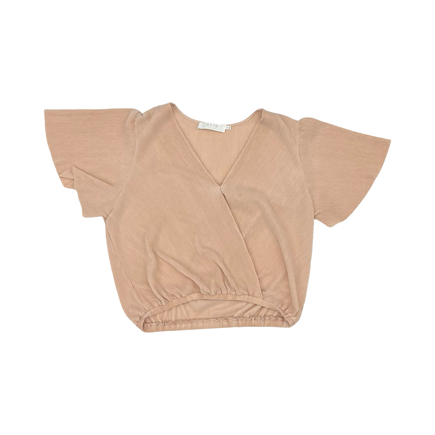 Blouse Ss By Astr In Pink, Size:Xl