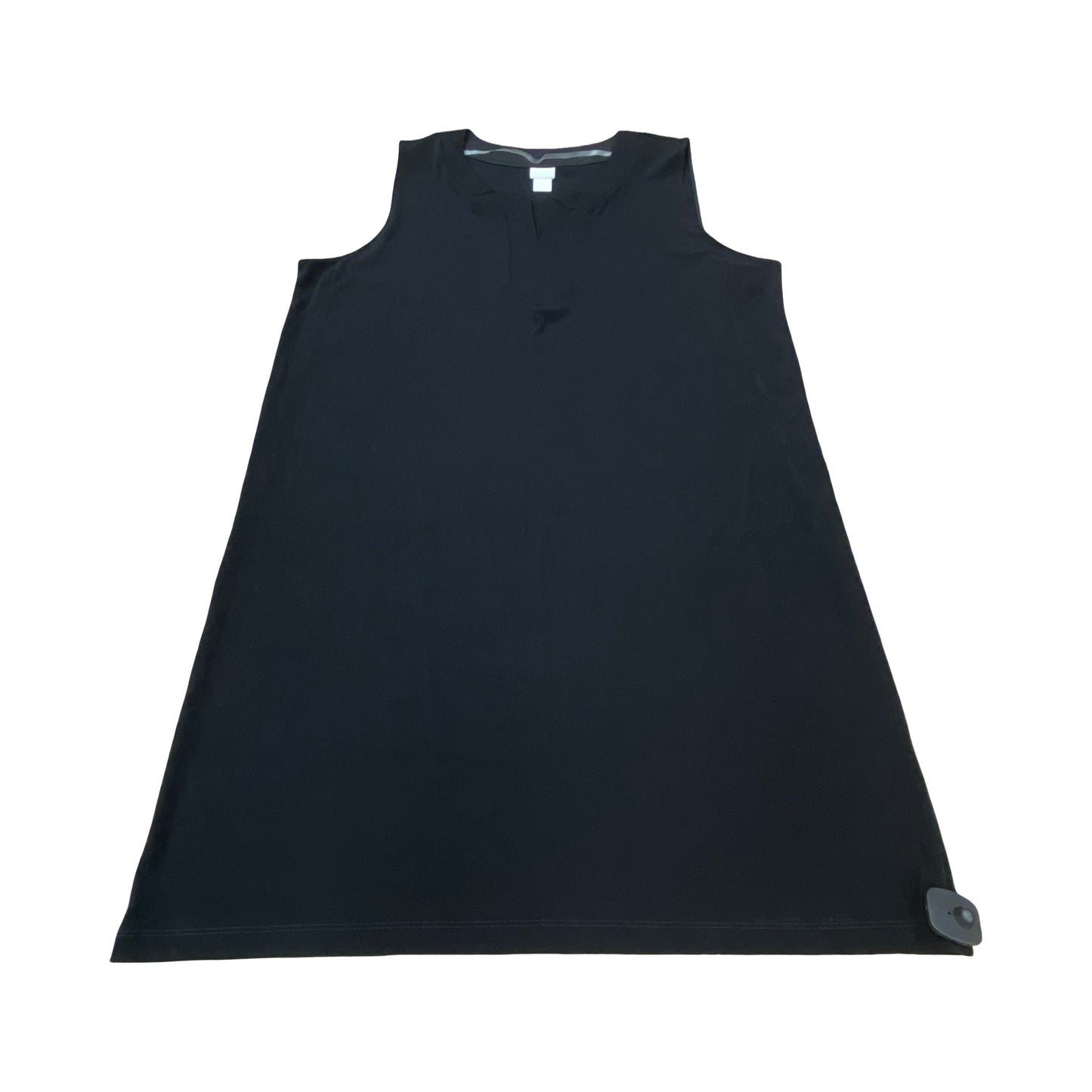 Dress Casual Midi By Chicos In Black, Size:2X