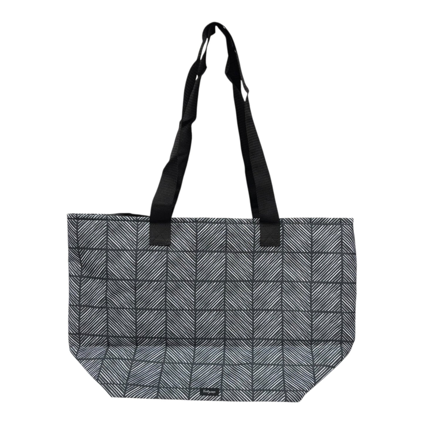 Tote By Thirty One In Black & White, Size:Large