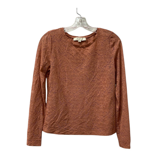 Top Ls By Loft In Mauve, Size:S