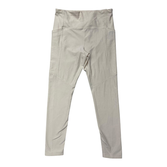 Athletic Leggings By Calia In Cream, Size:L
