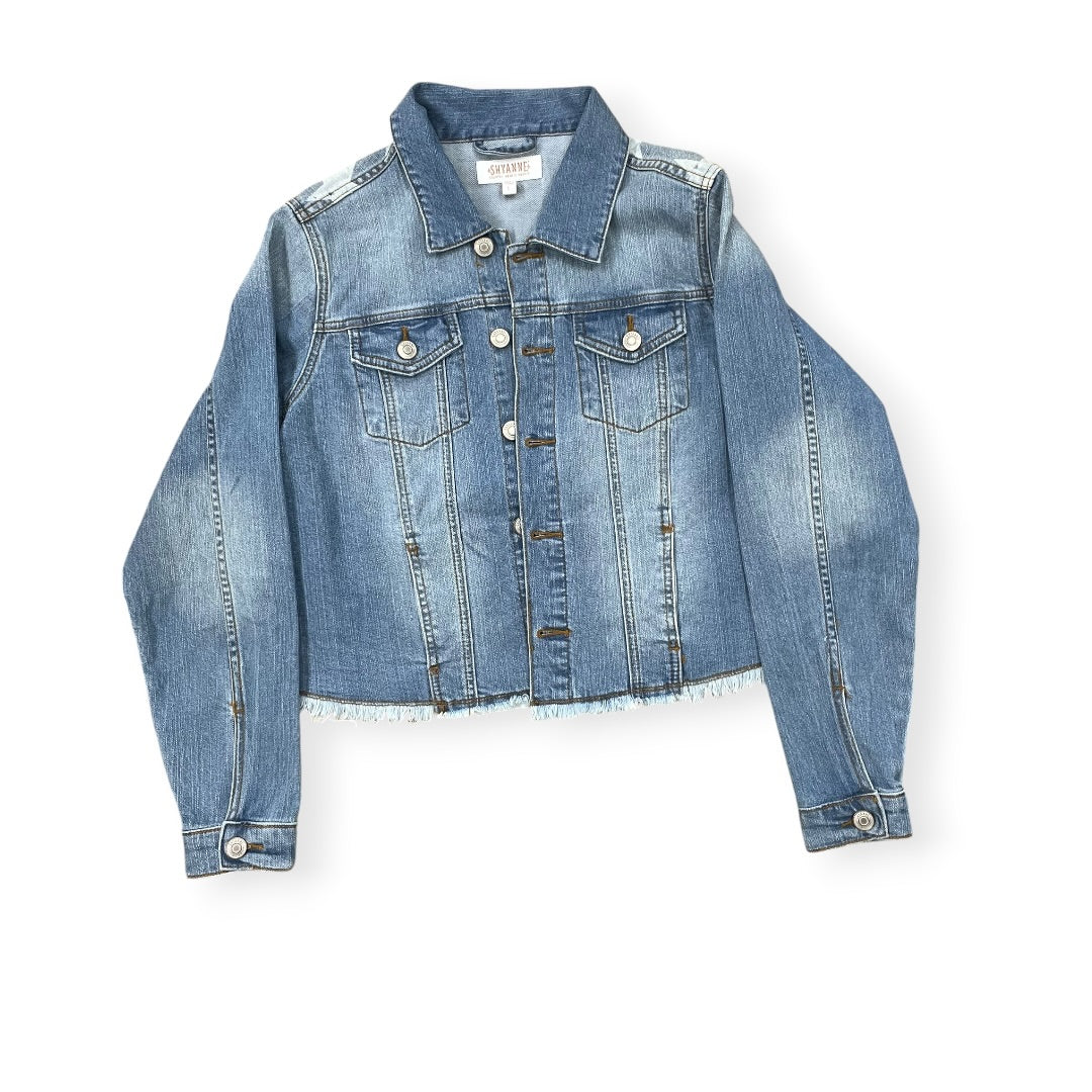 Jacket Denim By Shyanne In Blue Denim, Size:L