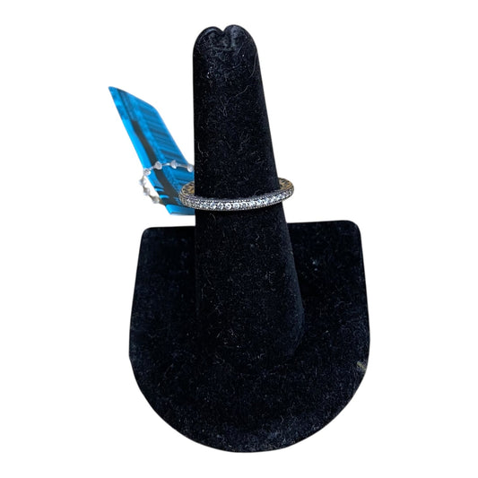 Ring Band By Pandora In Silver, Size:8.5