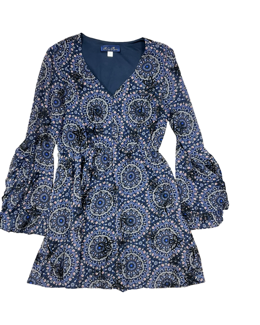 Dress Casual Midi By Blue Rain In Blue, Size:M