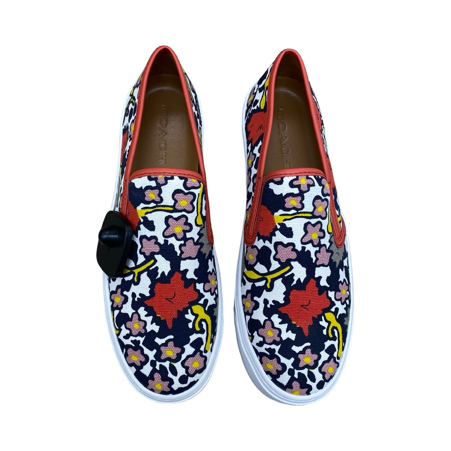 Shoes Designer By Coach In Floral Print, Size:10