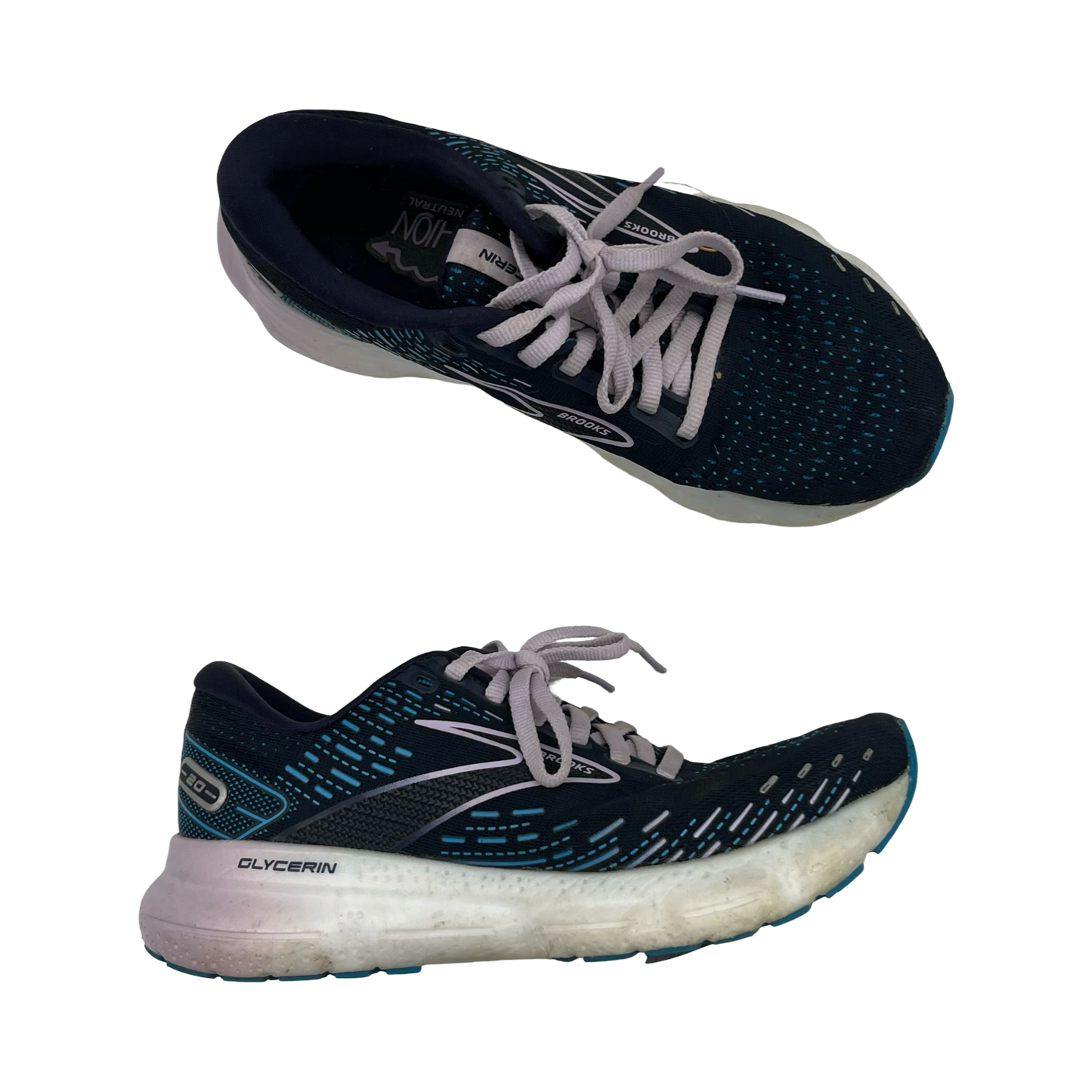 Shoes Athletic By Brooks In Blue, Size:7