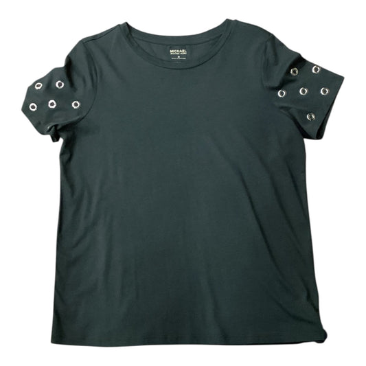 Top Ss Designer By Michael Kors In Green, Size:M