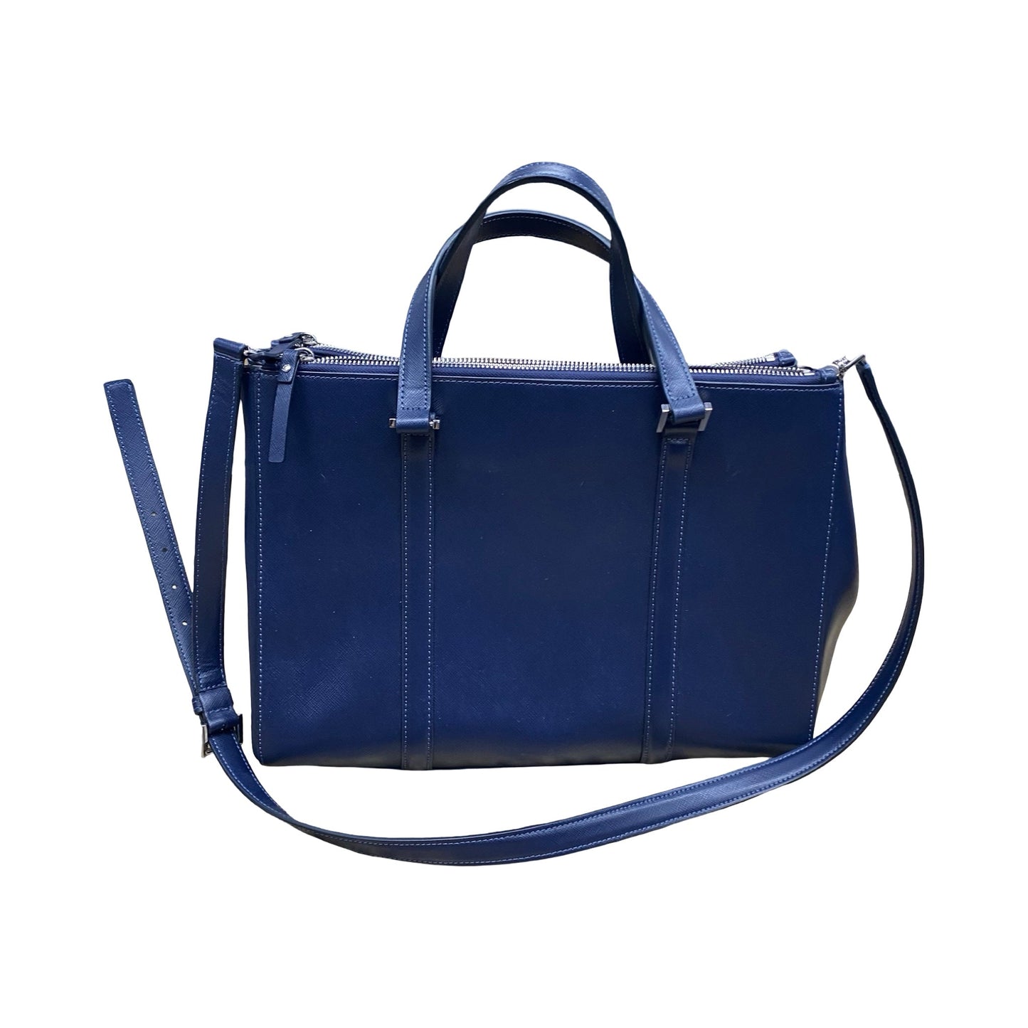 Handbag Designer By Kate Spade In Navy, Size:Medium