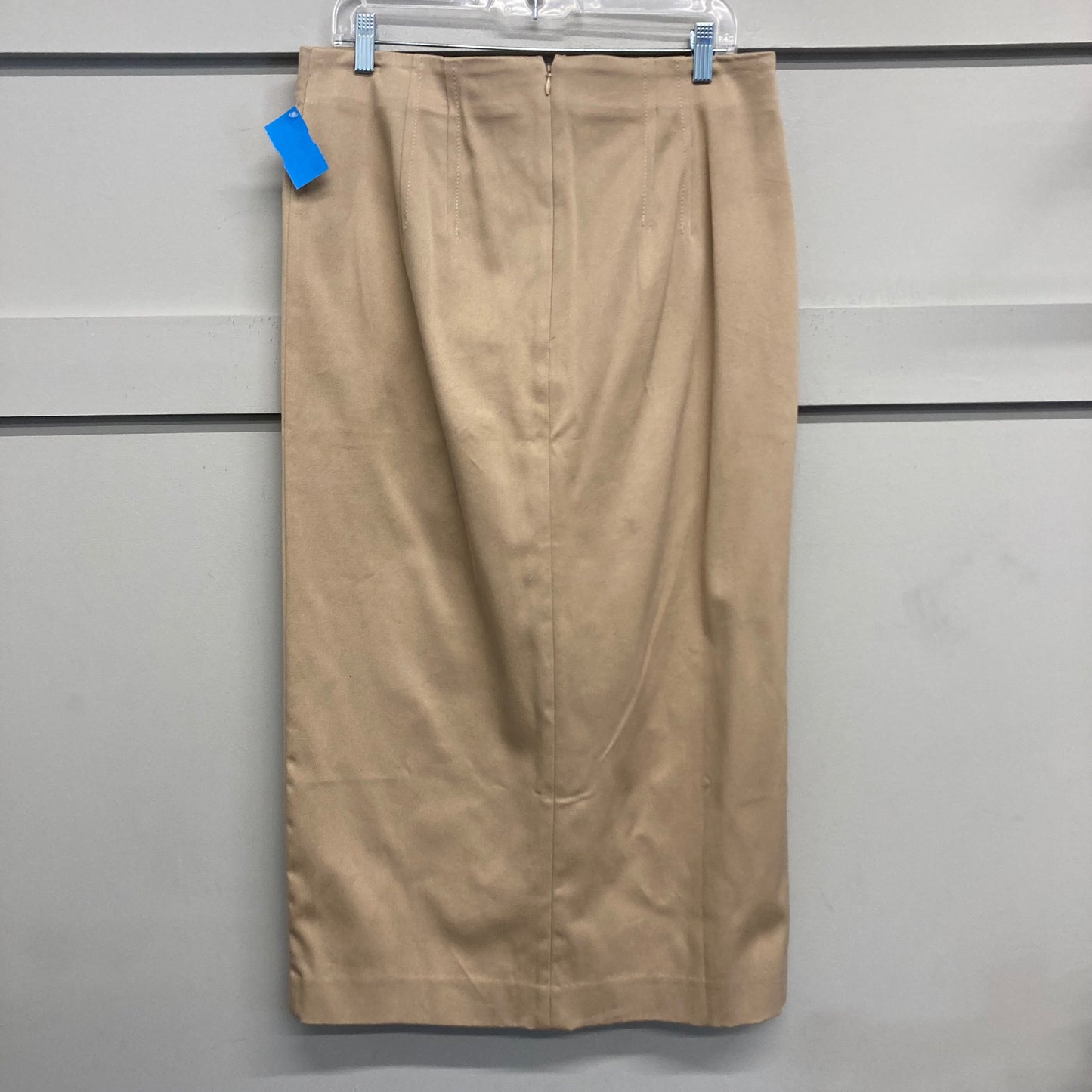 Skirt Midi By Ann Taylor In Tan, Size:10