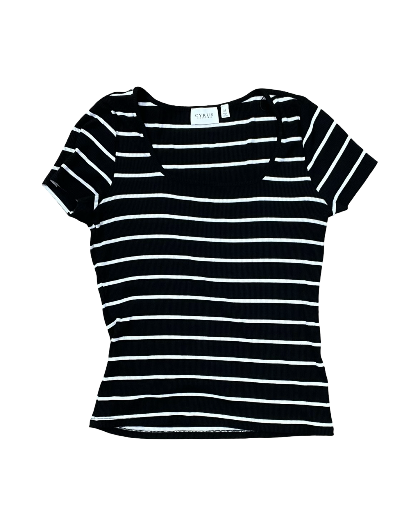 Top Ss By Cyrus In Black & White, Size:M