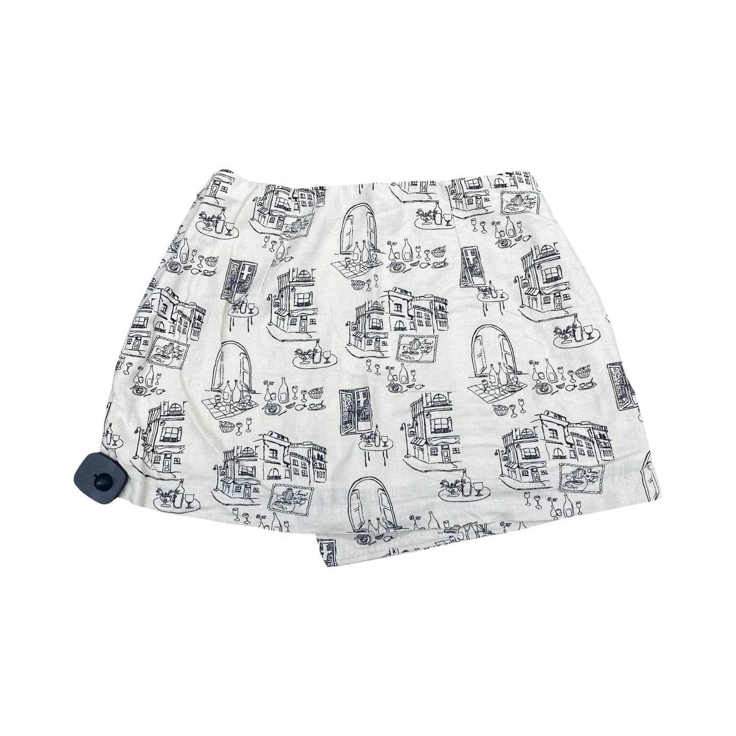 Skirt Mini & Short By Abercrombie And Fitch In Black & Cream, Size:S