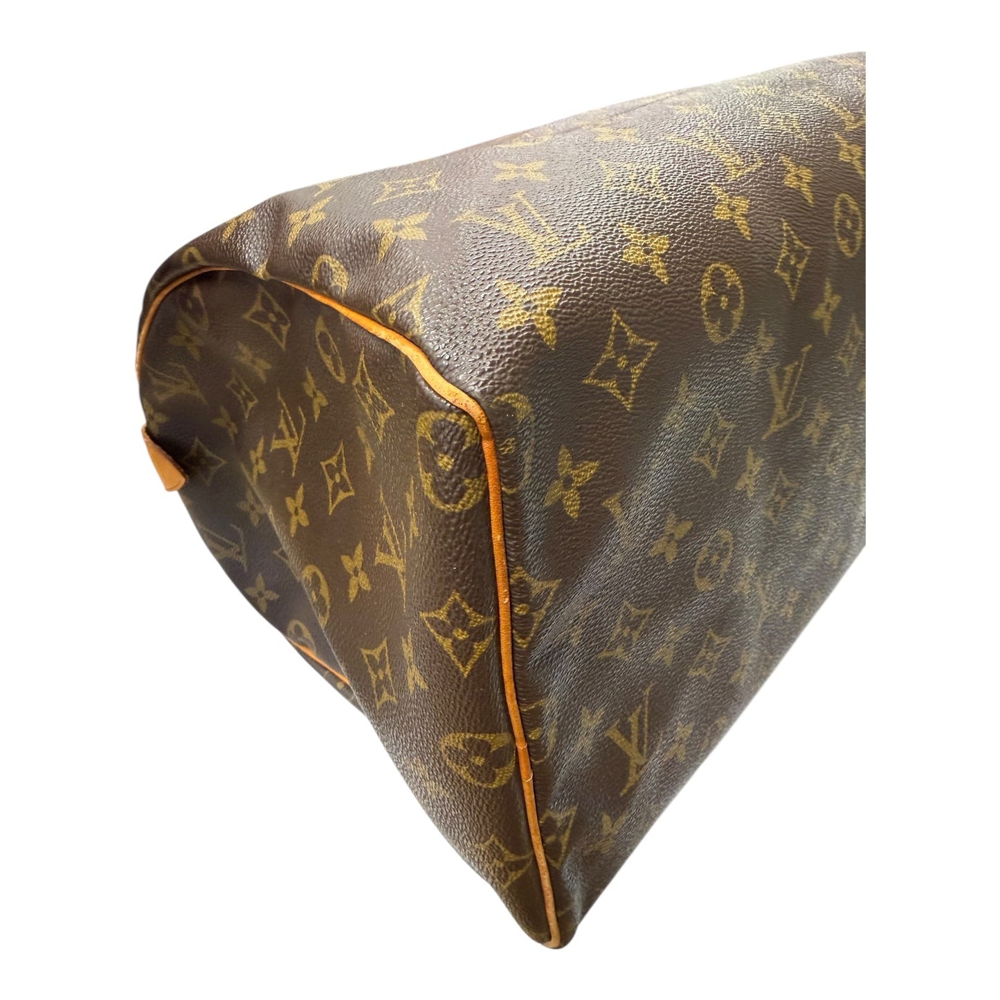 Handbag Luxury Designer By Louis Vuitton In Brown, Size:Large