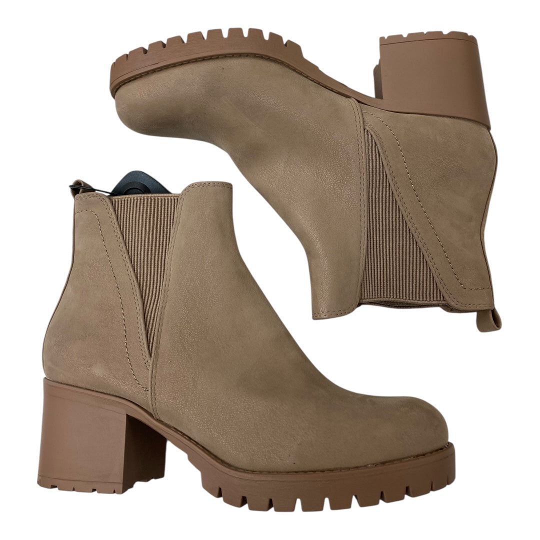 Boots Ankle Heels By Mia In Taupe, Size:9