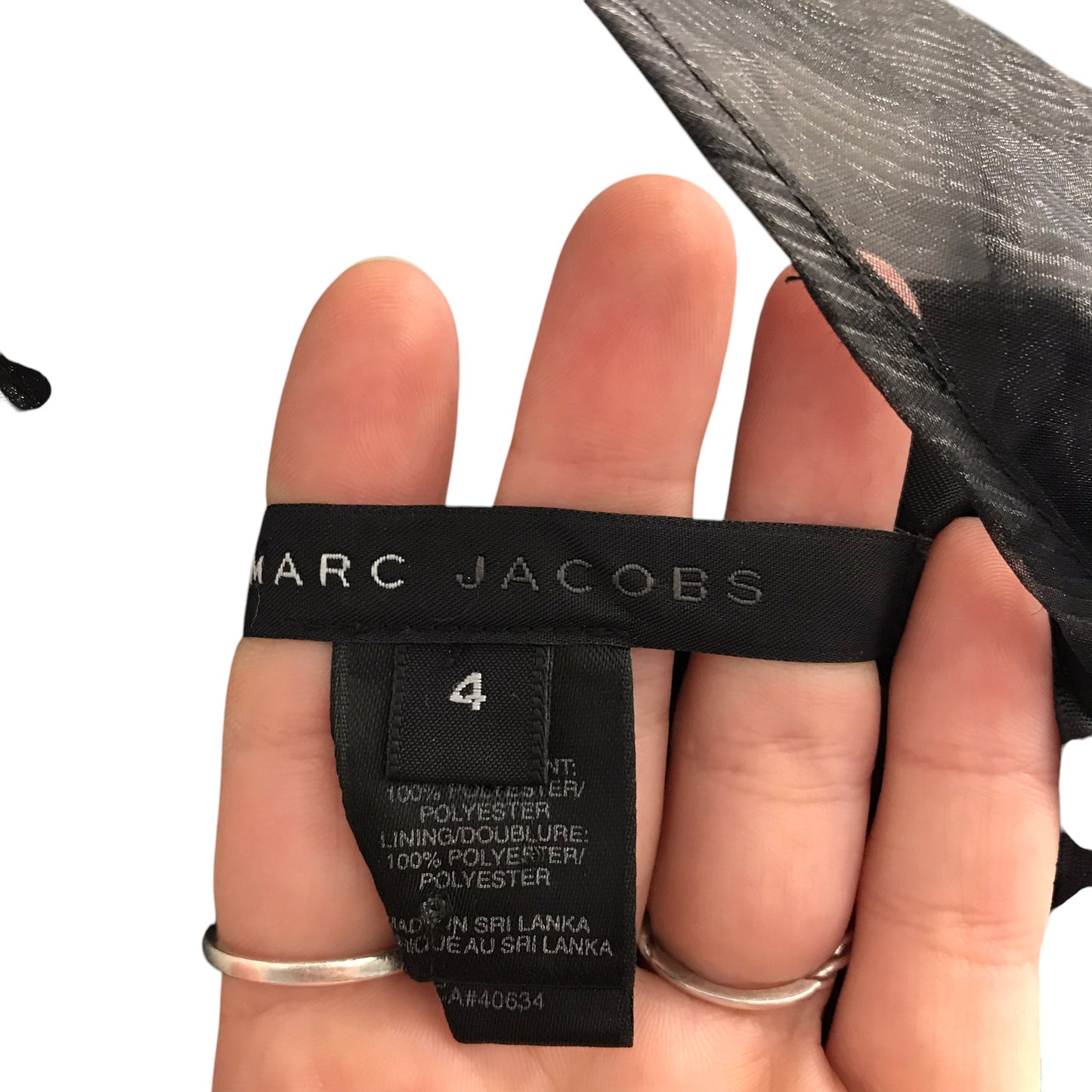 Dress Luxury Designer By Marc Jacobs In Black, Size:S