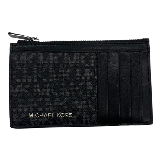 Id/Card Holder Designer By Michael Kors In Black