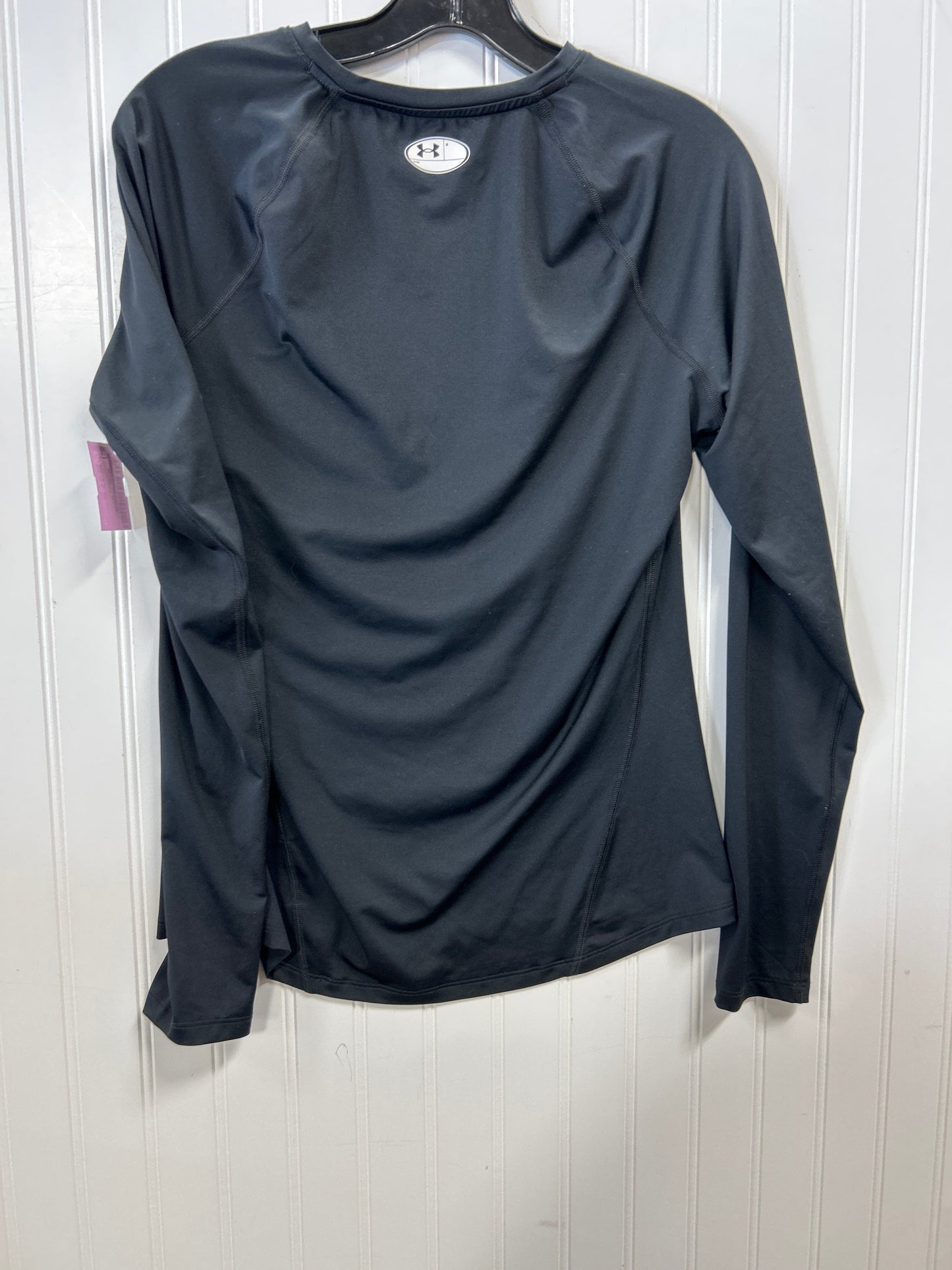 Athletic Top Ls Collar By Under Armour In Black, Size:L