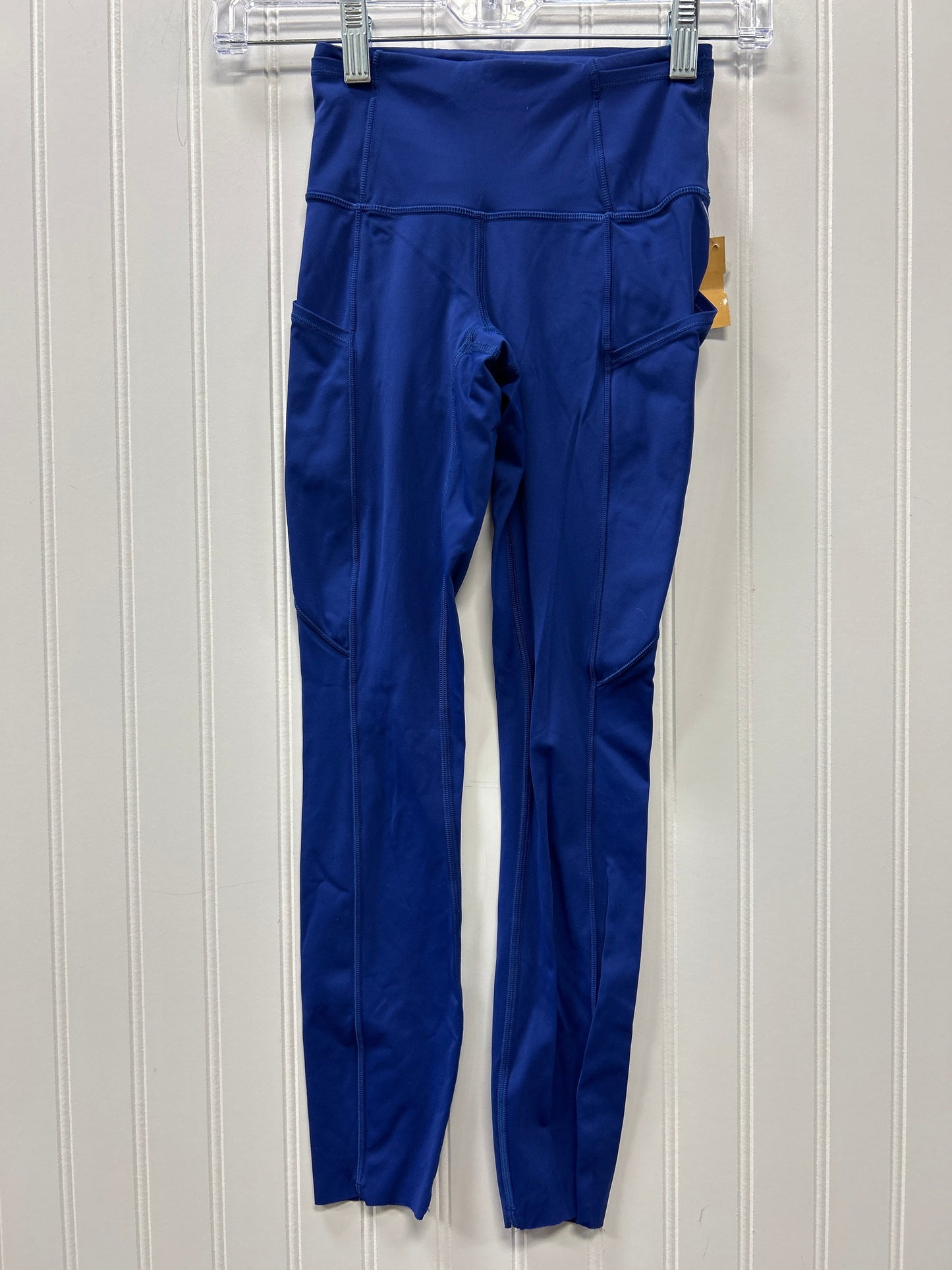 Athletic Leggings By Lululemon In Blue, Size:0