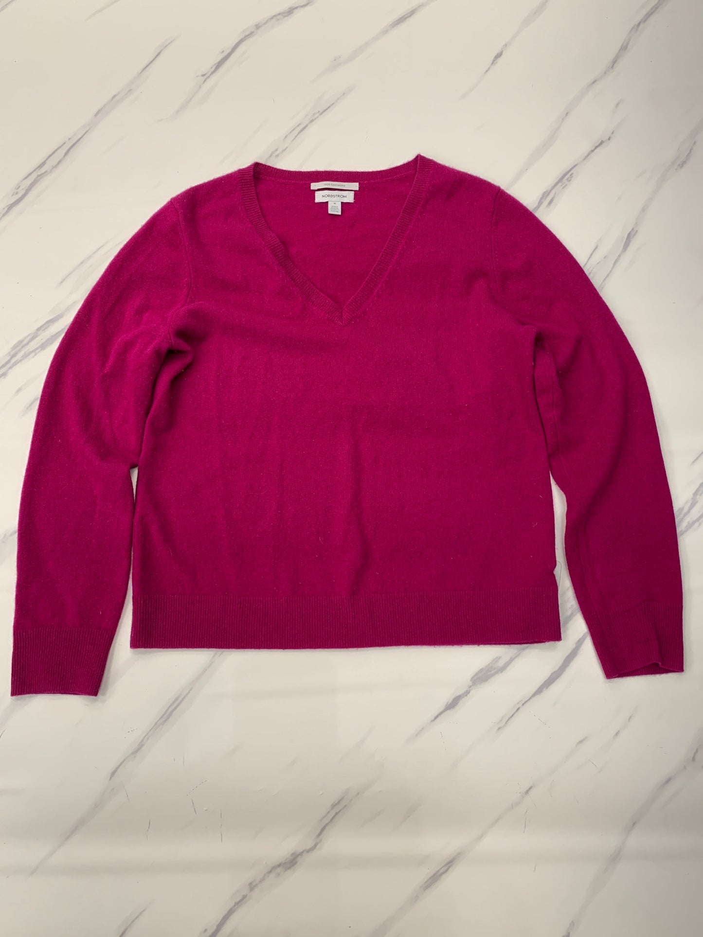 Sweater Cashmere By Nordstrom In Pink, Size:M