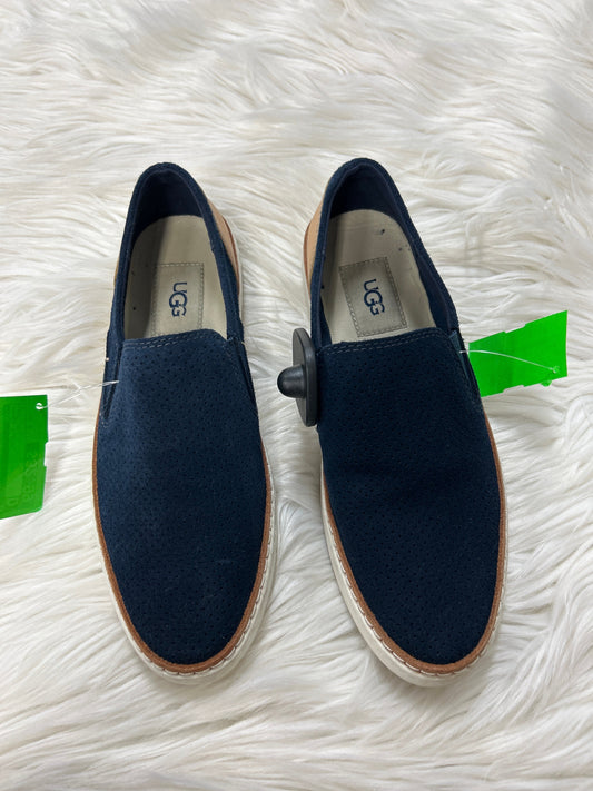 Shoes Flats By Ugg In Navy, Size:6.5