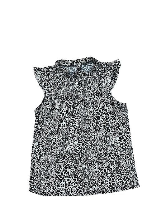 Top Sleeveless By Adrianna Papell In Animal Print, Size:M