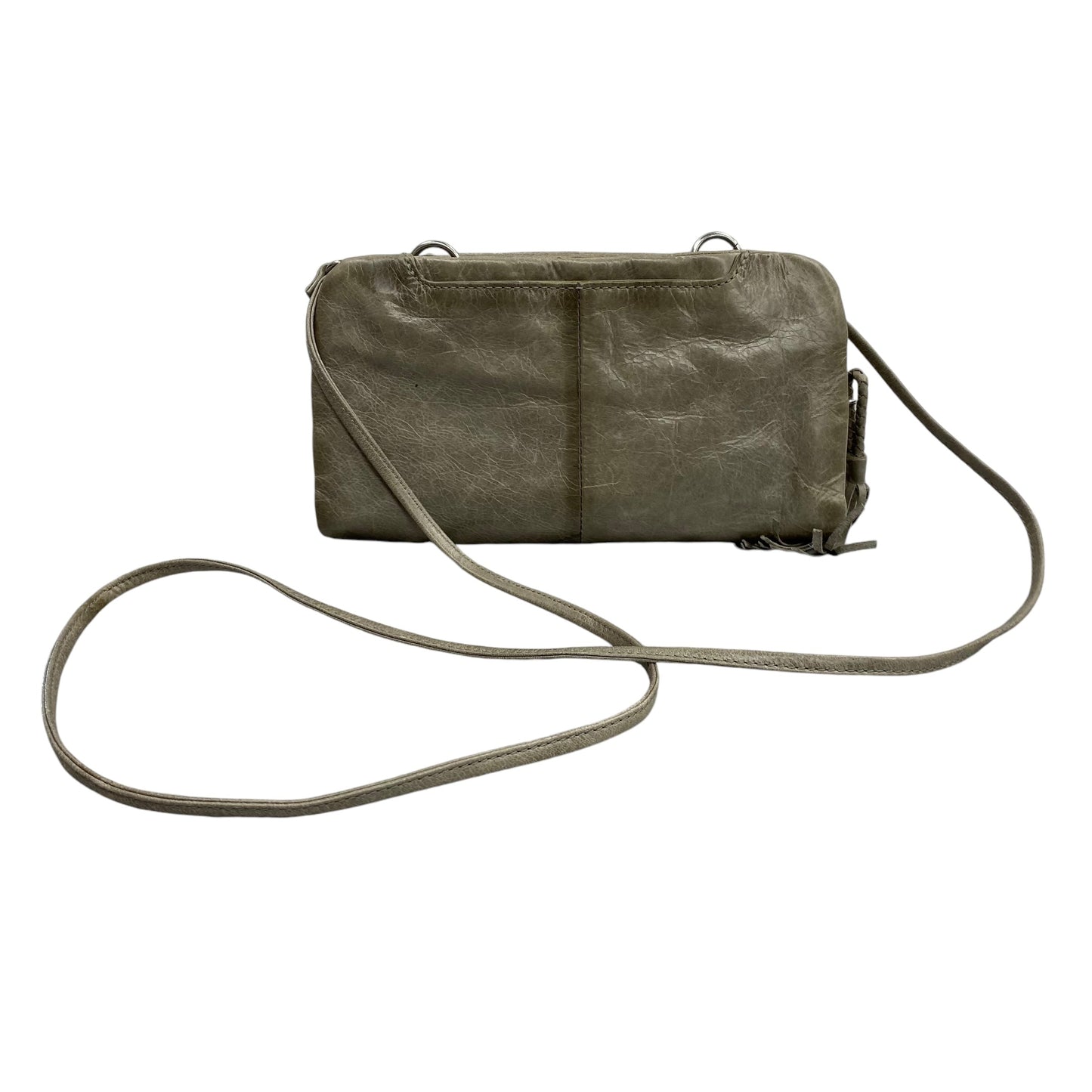 Crossbody Leather By Hobo Intl In Grey, Size:Medium