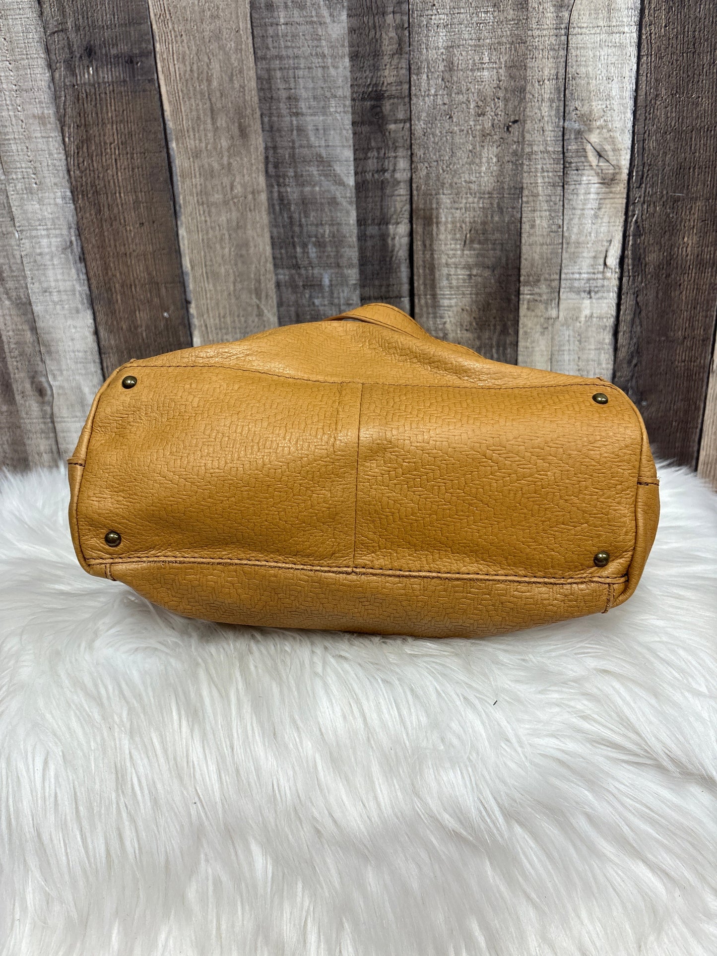 Handbag Leather By Cme, Size: Medium