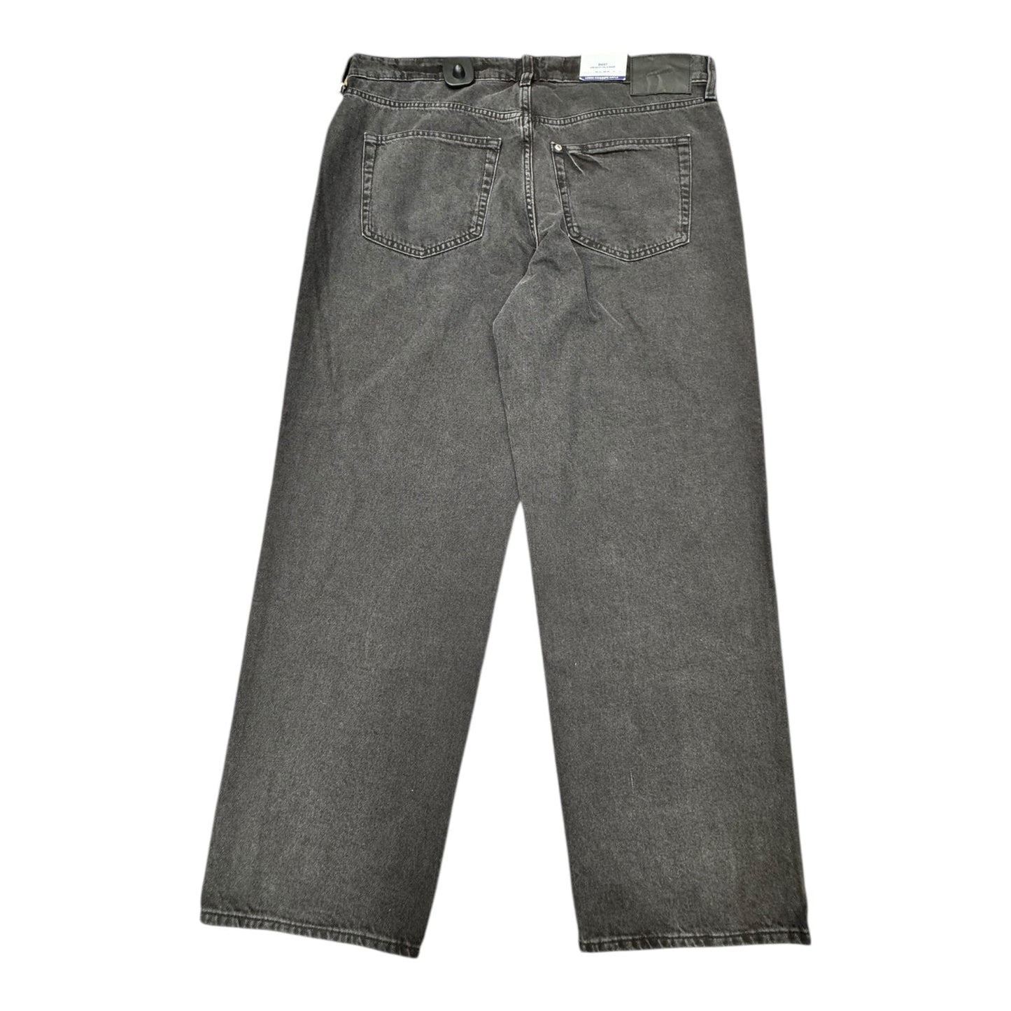 Jeans Wide Leg By &DENIM In Black, Size:14