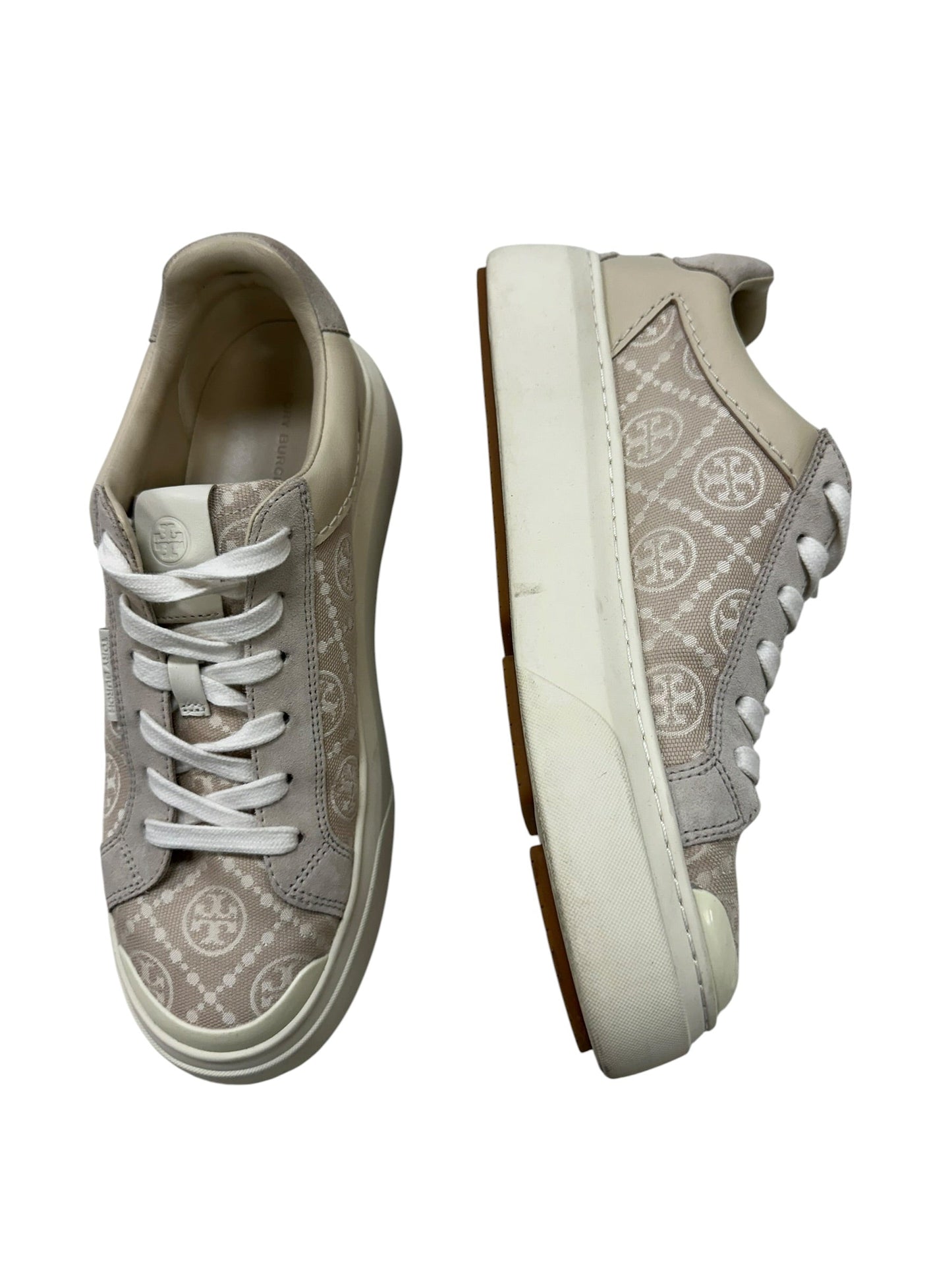 Shoes Designer By Tory Burch In Cream, Size:9