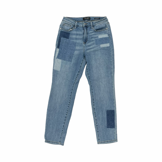 Jeans Boyfriend By Judy Blue In Blue Denim, Size:10