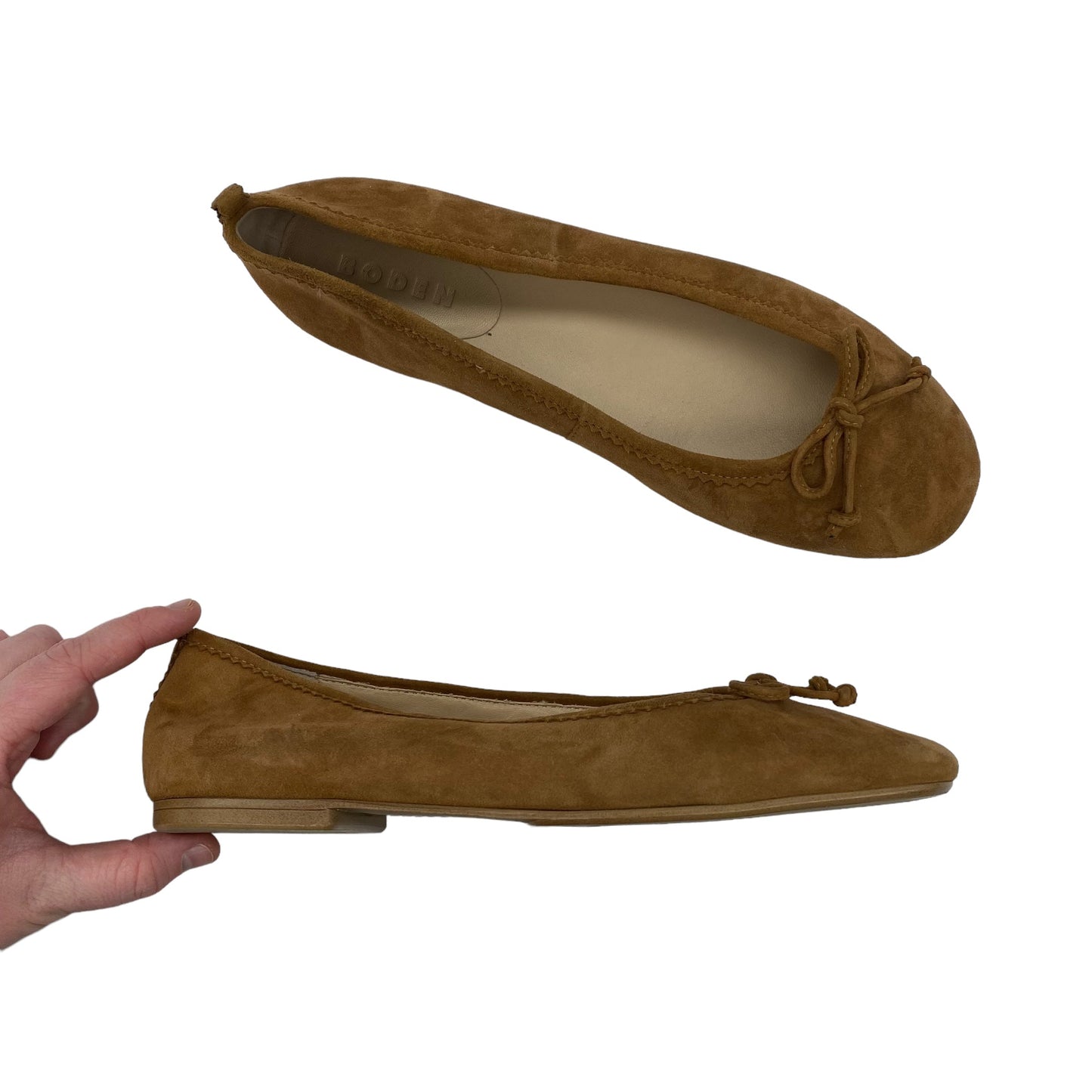 BROWN SHOES FLATS by BODEN Size:7.5