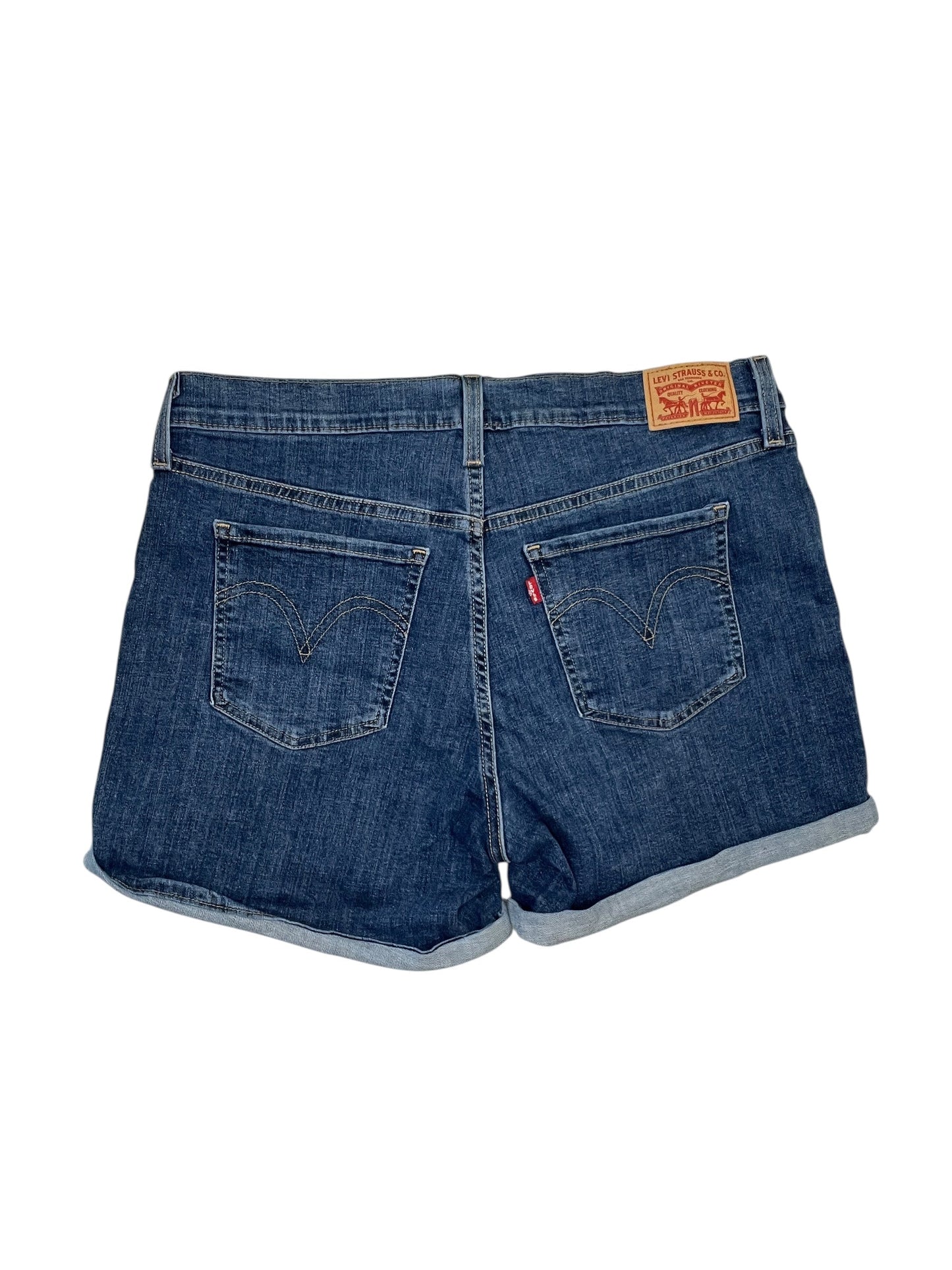 Shorts By Levis In Blue Denim, Size:Xl