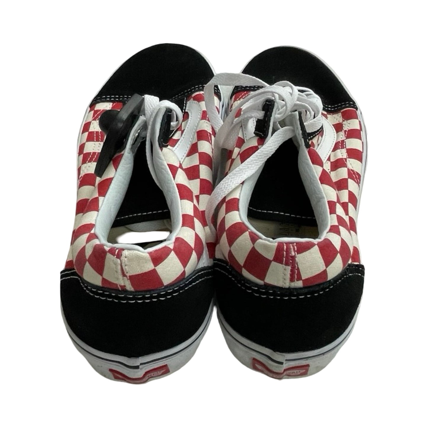 Shoes Athletic By Vans In Red & White, Size:11