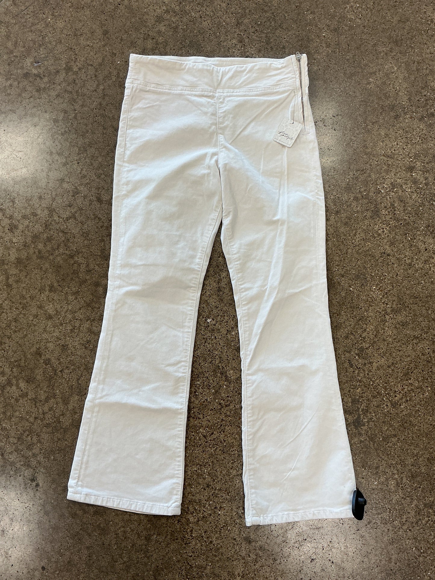 Jeans Flared By Free People In White, Size:S