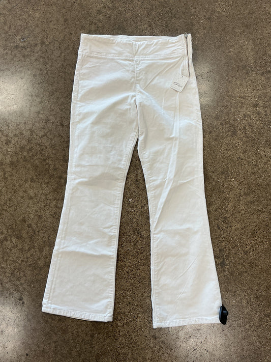 Jeans Flared By Free People In White, Size:S