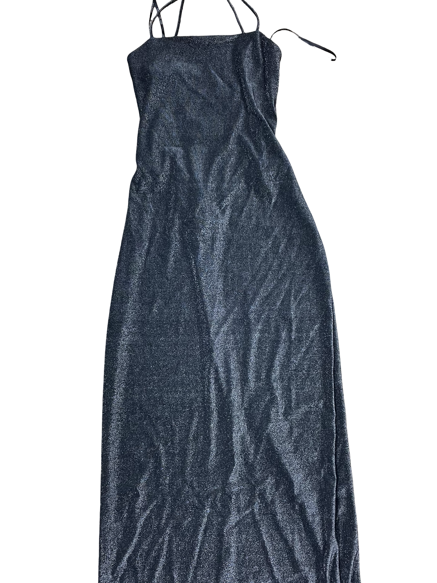 Dress Casual Maxi By City Triangles In Silver, Size:S