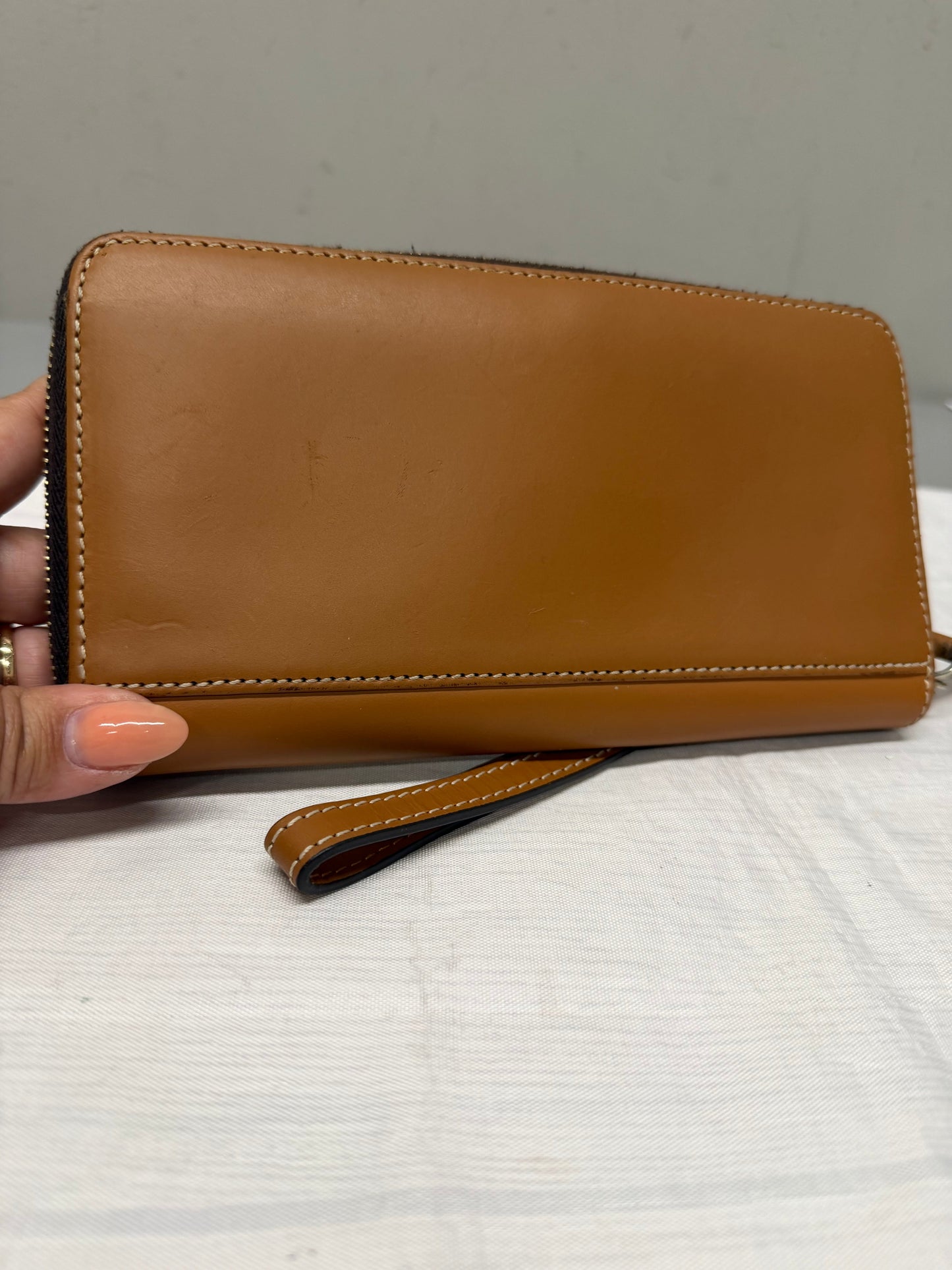 Wristlet Designer By Dooney And Bourke In Brown, Size:Large
