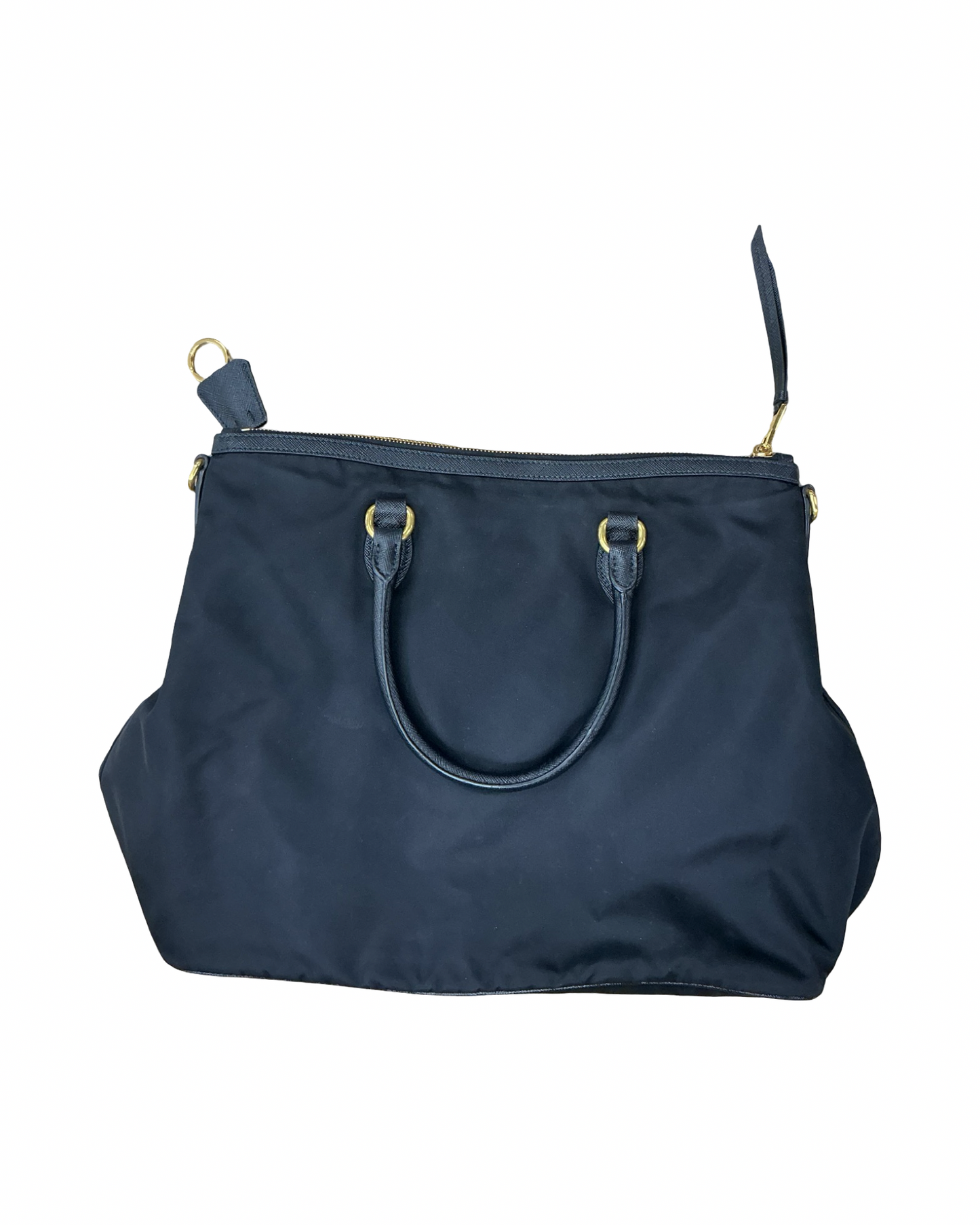 Handbag Luxury Designer By Prada In Black, Size:Medium