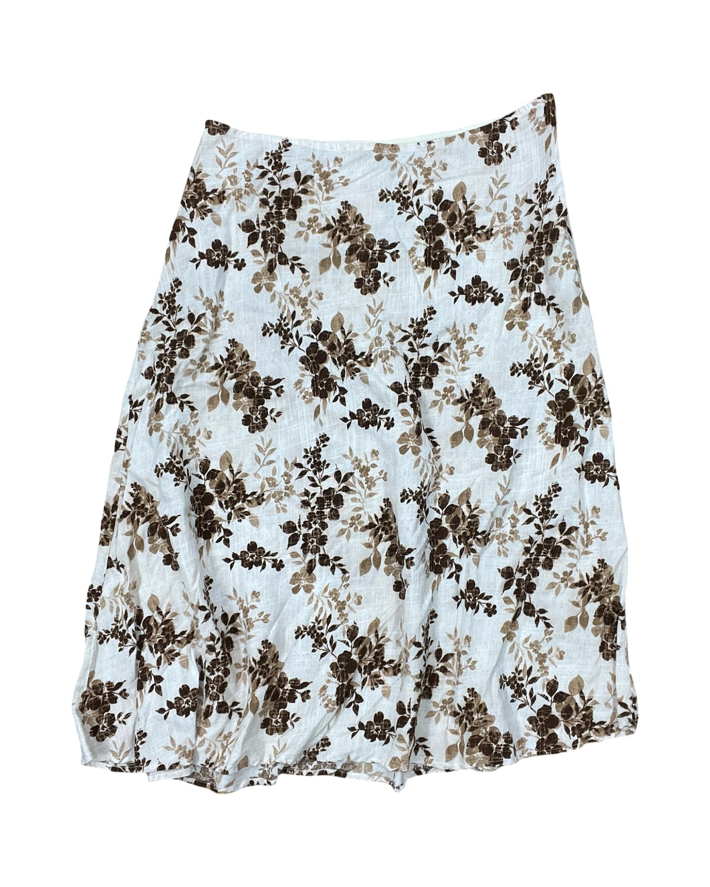 Skirt Midi By Croft And Barrow In Tan, Size:1X